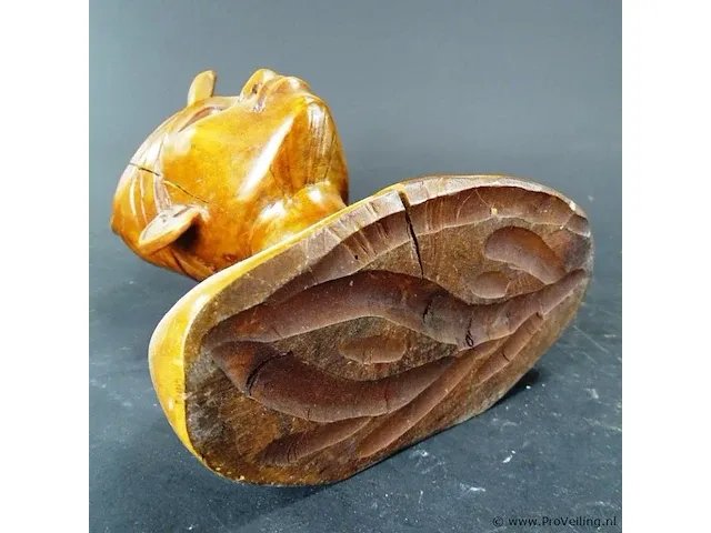 In hardhout gesneden indische buste - afbeelding 5 van  5