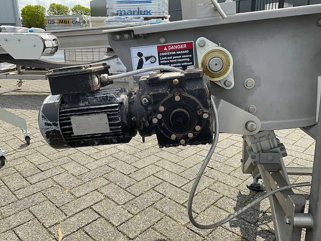 In hoogte verstelbare transportband - afbeelding 9 van  10