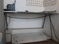 In hoogte verstelbare werktafel 160 x 80 cm. - afbeelding 1 van  2