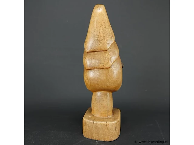 In hout gesneden buste - afbeelding 3 van  5