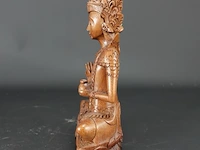 In teakhout gesneden indische dewi ratih - afbeelding 3 van  5