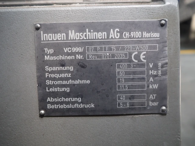 Inauen maschinen ag - afbeelding 7 van  16