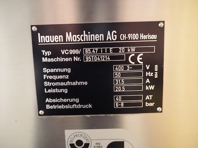 Inauen maschinen ag - afbeelding 8 van  17