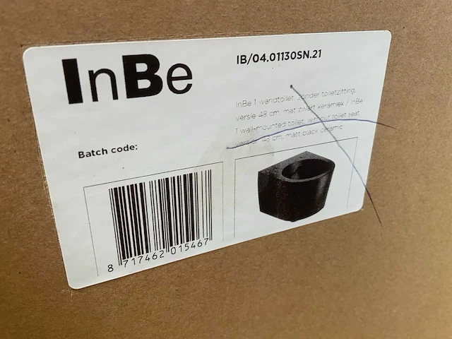 Inbe cuvette rimless toilet - afbeelding 3 van  3