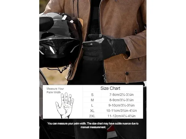 Inbike motorhandschoenen xxl - afbeelding 2 van  2