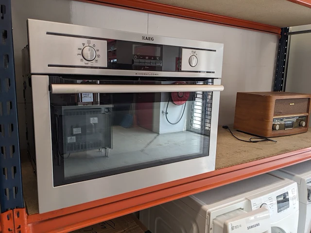 Inbouw combi magnetron / oven, aeg, km4400001m - afbeelding 1 van  10