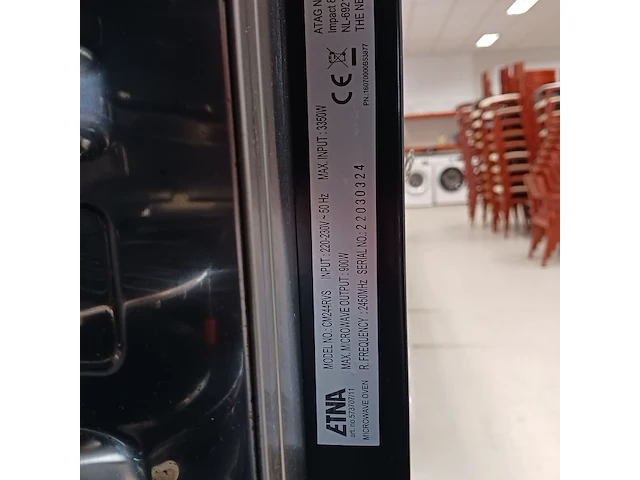 Inbouw combimagnetron, etna, kmcm244rvs - afbeelding 7 van  7