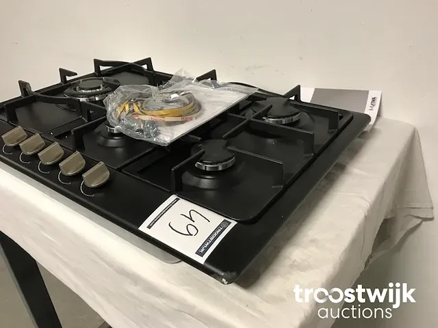 Inbouw gaskookplaat - afbeelding 2 van  3