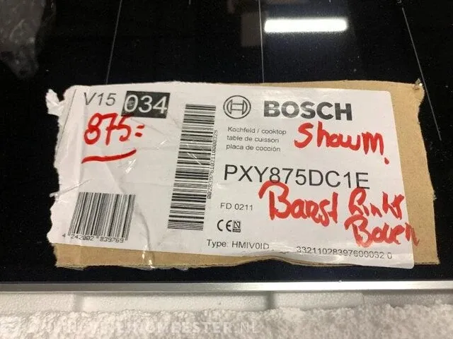 Inbouw inductiekookplaat met 4 kookzones bosch, serie 8 pxy875dc1e - afbeelding 4 van  5