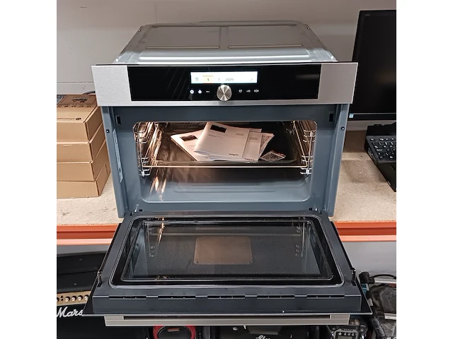 Inbouw magnetron, pelgrim, mag824 rvs, grijs / chroom - afbeelding 5 van  8