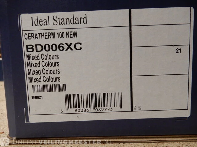 Inbouw regendouche set ideal standard , ceratherm 100, chroom - afbeelding 8 van  8