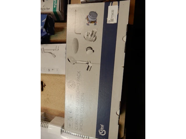 Inbouw regendouche set ideal standard, ceratherm 100, chroom - afbeelding 1 van  6