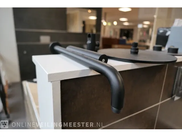 Inbouw regendoucheset sanitairwinkel, mat zwart - afbeelding 2 van  8