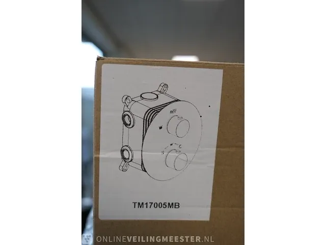 Inbouw regendoucheset sanitairwinkel, mat zwart - afbeelding 8 van  8