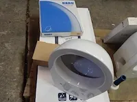 Inbouw toilet set grohe, solido, zwart/wit - afbeelding 1 van  4