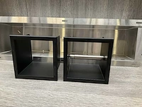 Inbouw toiletrolhouder mueller met reserverolhouder mat zwart - afbeelding 8 van  11