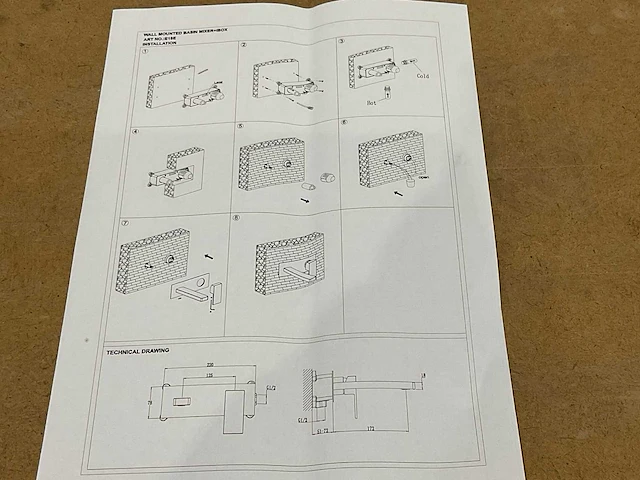 Inbouw wastafel kraan - afbeelding 4 van  5