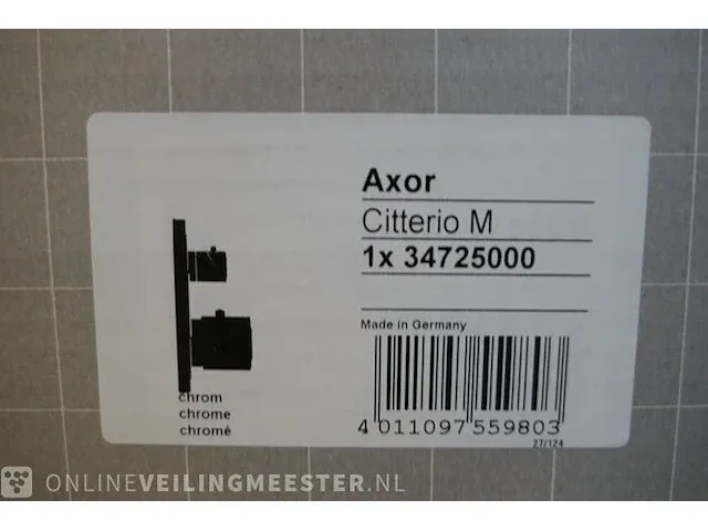 Inbouwkraan hansgrohe, axor citterio m - afbeelding 4 van  4
