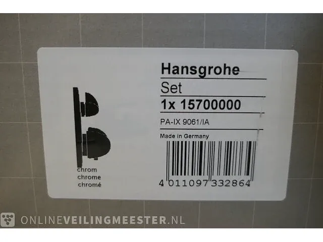 Inbouwkraan hansgrohe - afbeelding 4 van  4