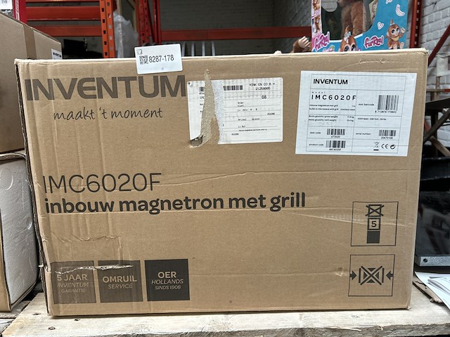 Inbouwmagnetron met grill inventum, imc6020f - afbeelding 4 van  6