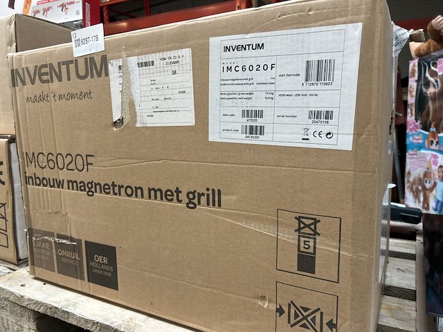 Inbouwmagnetron met grill inventum, imc6020f - afbeelding 6 van  6