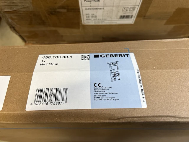 Inbouwreservoir duofix basic up100 112x50x12 cm geberit - afbeelding 3 van  4