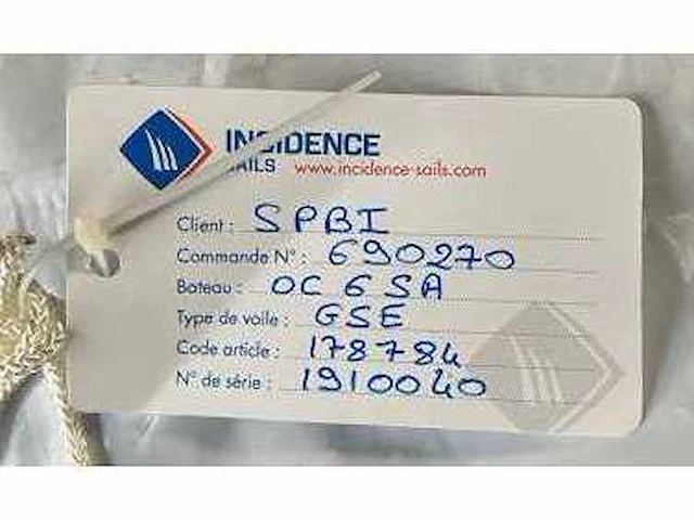 Incidence sails oceanis yacht 62 dacron furlin genoa 106% 23.59 x 7.21 m - afbeelding 3 van  3
