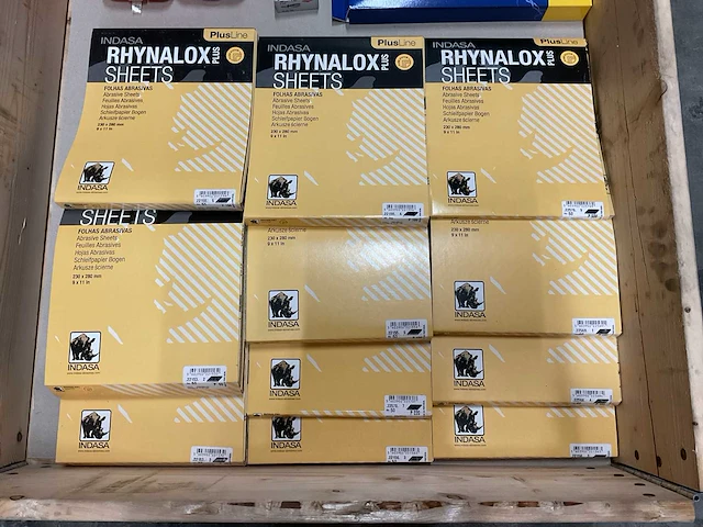Indasa rhynalox plus 230x280mm verpakking á 50 stuks schuurvellen (11x) - afbeelding 1 van  6