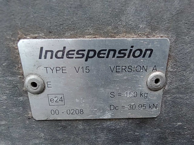 Indespension - v15 - machine transporter 3500kg - afbeelding 2 van  22