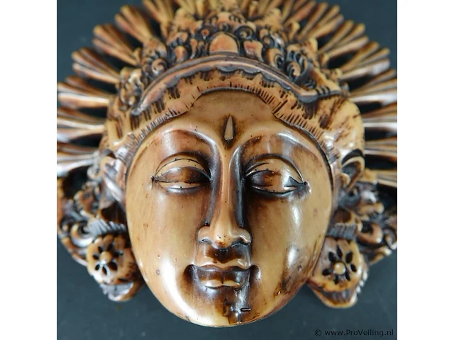 Indische goddelijk hoofd - afbeelding 4 van  5