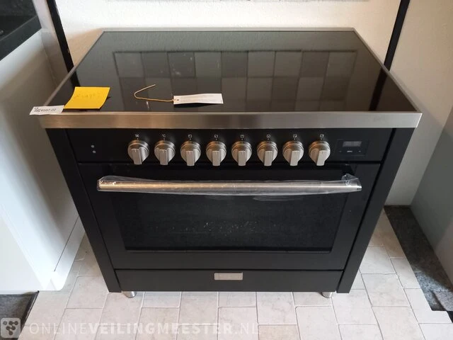 Inductie 6-pits fornuis met multifunctionele oven pelgrim, if960mat, bouwjaar 2014 - afbeelding 5 van  12