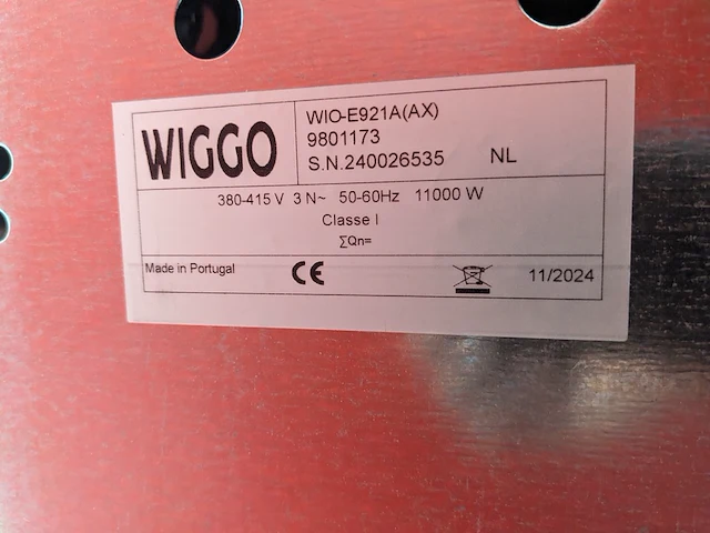 Inductie fornuis ( showroom model ), wiggo, w10-e921a ( ax ), blauw - afbeelding 10 van  19