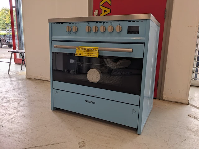 Inductie fornuis ( showroom model ), wiggo, w10-e921a ( ax ), blauw - afbeelding 1 van  19