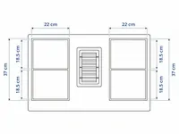 Inductiekookplaat/geïnteg afzuigkap ikea, fördelaktig, zwart, bouwjaar 2022 - afbeelding 3 van  5