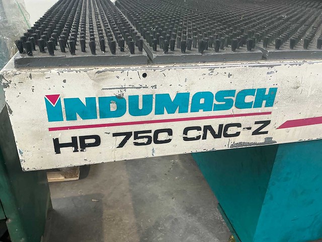 Indumasch - hp 750 cnc/z - punch nibbling machines - 1999 - afbeelding 4 van  18