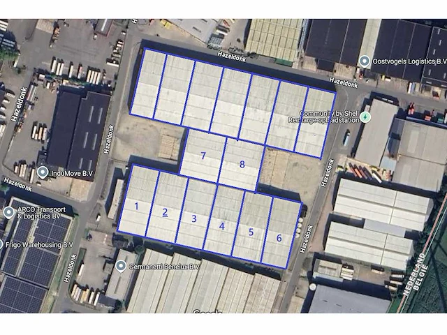 Industrie gebouw opslaghal 7 - 55x43m - afbeelding 1 van  16