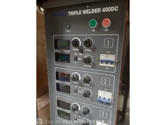 Industrie lasapparaat 380v rowac, triple welding 400dc - afbeelding 8 van  10