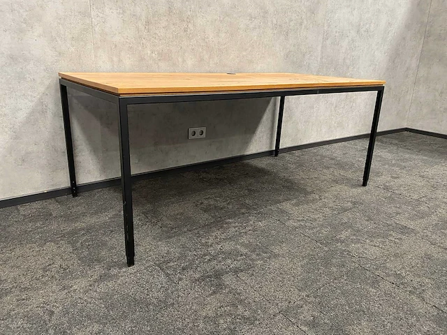 Industrieel bureau 180x90 - in hoogte instelbaar - afbeelding 4 van  10