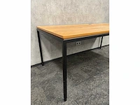 Industrieel bureau 180x90 - in hoogte instelbaar - afbeelding 6 van  10
