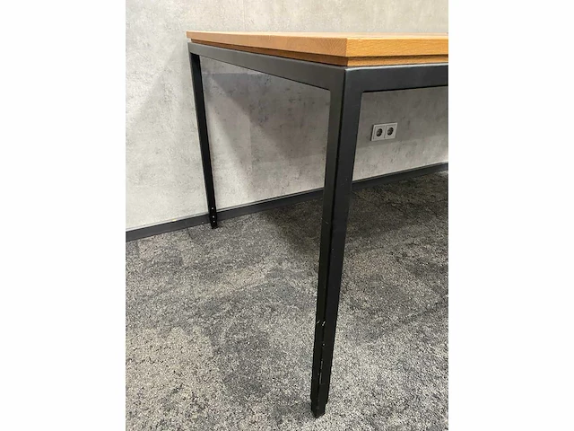 Industrieel bureau 180x90 - in hoogte instelbaar - afbeelding 8 van  10
