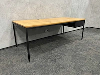 Industrieel bureau 200x90 - in hoogte instelbaar - afbeelding 8 van  14