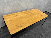 Industrieel bureau 200x90 - in hoogte instelbaar - afbeelding 2 van  15
