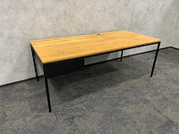 Industrieel bureau 200x90 - in hoogte instelbaar - afbeelding 1 van  15