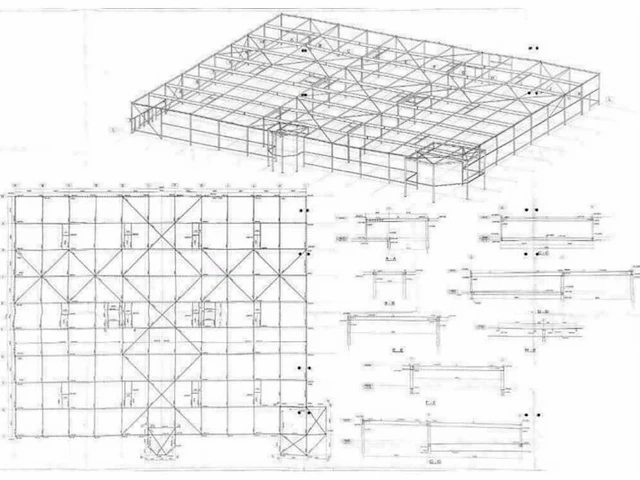 Industrieel gebouw 53x43,5x6m gedemonteerd - afbeelding 19 van  50