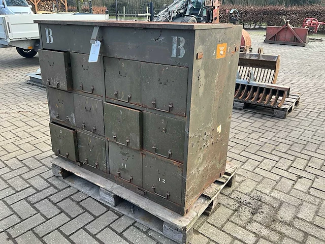 Industrieel metalen ladekast - afbeelding 2 van  4