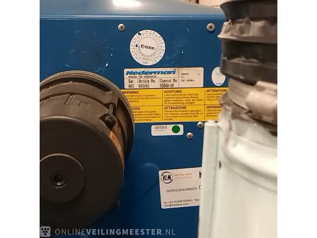 Industriële afzuiginstallatie nedermann, 603263 - afbeelding 11 van  20