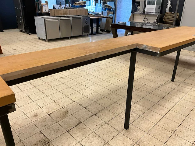 Industriële bartafel - afbeelding 3 van  12