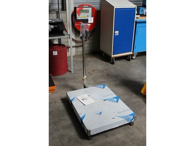 Industriele digitale weegschaal serenite type s601 met plateauafmeting 60 x 80 cm. maximaal 300 kg. - afbeelding 2 van  4