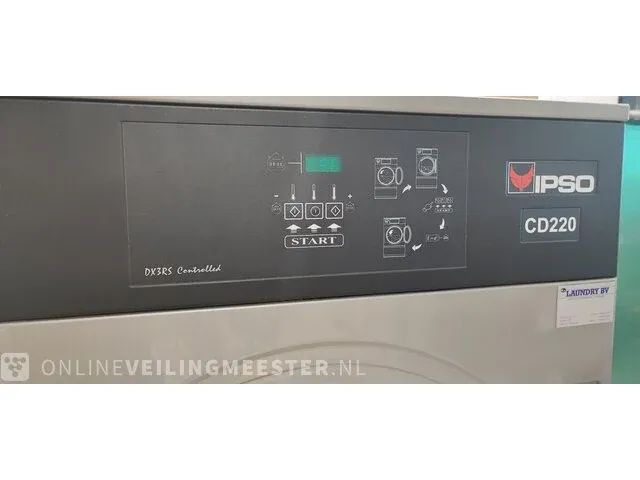 Industriele droger ipso, cd220 9kg - afbeelding 3 van  5