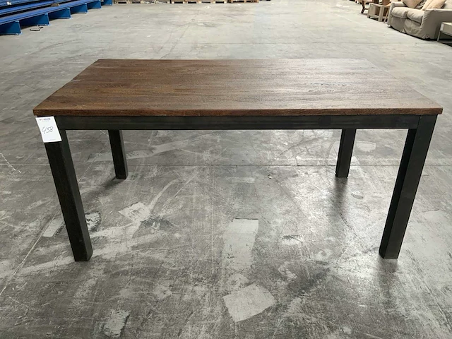 Industriële eetkamertafel - afbeelding 2 van  4